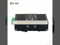Mini Industrial 1-Port 100/1000X SFP para 1-Port 10/100/1000T 90W PoE++ Media Converter