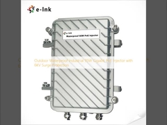 Injetor industrial impermeável exterior do ponto de entrada do gigabit 95W com proteção do impulso 6KV