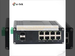 Industrial L2+ 8-Port 10/100/1000T 802.3at PoE + 2-Port 1000X SFP Managed Ethernet Switch