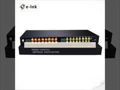 áudio bidirecional de 16Ch RCA sobre o conversor ótico da fibra