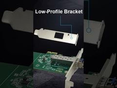 Placa de Rede LAN de Fibra Óptica 100M/1000M