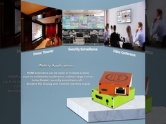 Mini HDMI Over CAT5/CAT6 Extender com IR - 165ft (50m) com não comprimido e latência zero