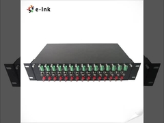 16 Slots Video Converter Rack Compatível com a operação simultânea de 1Ch ou 2Ch Video Converter do tipo de cartão
