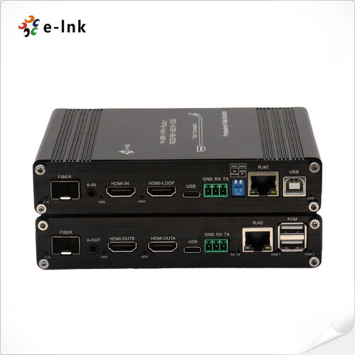 Latest company news about Redefinindo as fronteiras visuais. E-link China lança um extensor de fibra HDMI KVM 4K 60Hz.