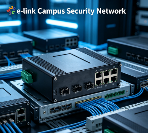 Latest company news about E-link lança LNK-IMC306P PoE+ e LNK-IMC306 Industrial Ethernet Switches para Redes Harsh