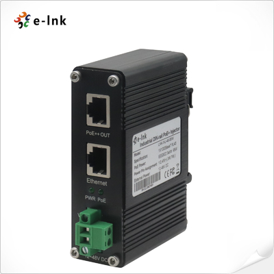 Adaptador de Injector PoE por atacado 95W 802.3bt 1000M Din Rail Gigabit Power Injector 48V DC Output
