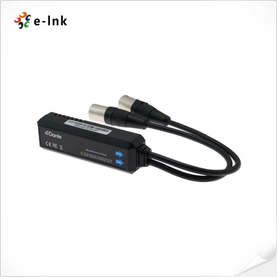 Venda por grosso Dante 2Ch Analog Output Dongle Converter Adaptador de Áudio