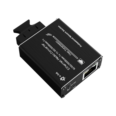 Micro tipo 10/100/1000Base-Tx para 100/1000Base-Fx Ethernet Media Converter