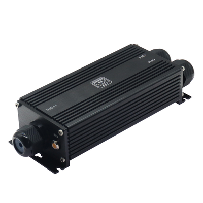 IP67 Extensor industrial de PoE Gigabit à prova d'água (1 x entrada 2 x saída)
