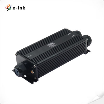 IP67 Extensor industrial de PoE Gigabit à prova d'água (1 x entrada 2 x saída)