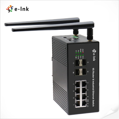 Roteador 5G e Interruptor Ethernet Industrial