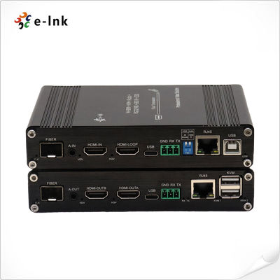 Extensor KVM de Fibra HDMI 4K 60Hz Multifuncional
