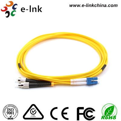15m, LC para FC, Duplex, Cabo Patch Monomodo