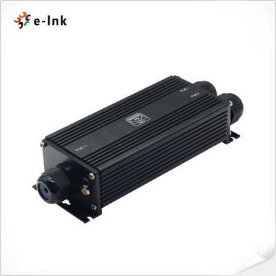 IP67 Extensor industrial de PoE Gigabit à prova d'água (1 x entrada 2 x saída)