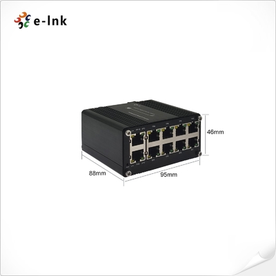 Interruptor dos ethernet do estojo compacto de Mini Industrial 10-Port 10/100/1000T
