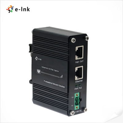 12~48V DC Input Industrial 2.5G PoE+ Injetor