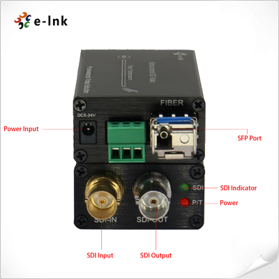 Mini HD / 3G-SDI bidirecional para conversor de fibra