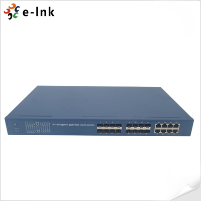 Switch Gigabit de Fibra Óptica Gerenciável 8G + 16SFP
