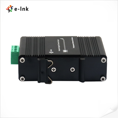 Mini Industrial 1-Port 100/1000X SFP para 1-Port 10/100/1000T 90W PoE++ Media Converter