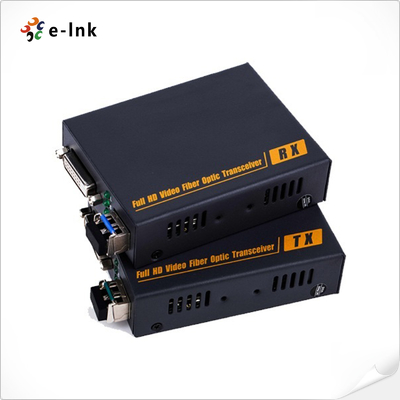 Extensor de fibra óptica 1080P DVI-D