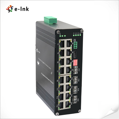 L2+ 16-Port Industrial 10/100/1000T + 4-Port 1000X SFP Managed Ethernet Switch