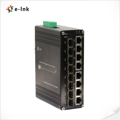 Switch Ethernet Gerenciado Industrial L2+ 8 Portas 10/100/1000T + 8 Portas 1000X SFP