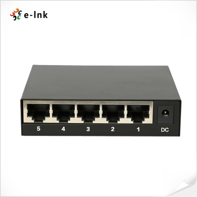 Comutação Ethernet não gerenciada de 5 portas 10/100/1000Mbps