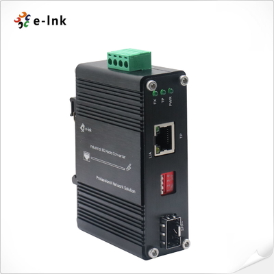 Conversor de mídia mini industrial 10G/5G/2,5G/1G/100M cobre para 10GBASE-X SFP+