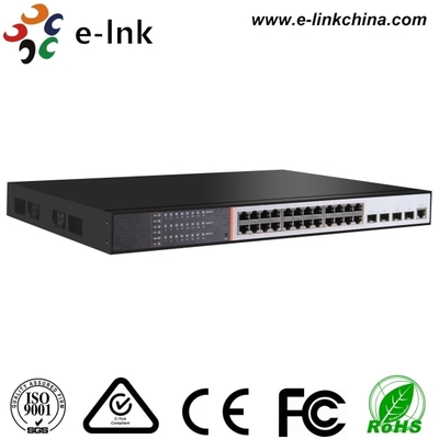 24 Portos Gigabit L2 Managed Switch