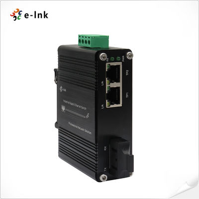 quality Mini Industrial 2-Port 10/100Base-TX para 100Base-FX Media Converter factory