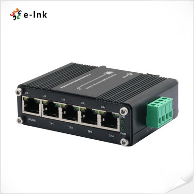 Switch Ethernet Gigabit de 5 Portas de Nível Industrial | Carcaça Metálica | Plug & Play | para Escritórios, Residências e Sistemas de Vigilância
