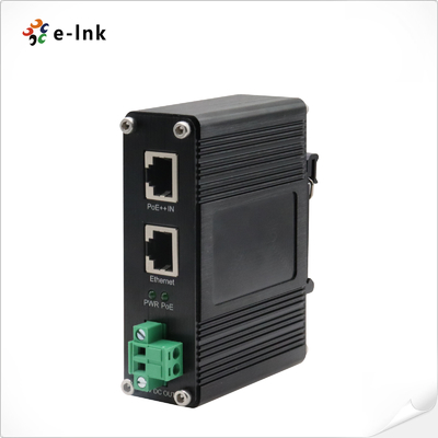 Industrial 10/100/1000Mbps 802.3bt PoE++ Splitter Tensão de saída 12VDC