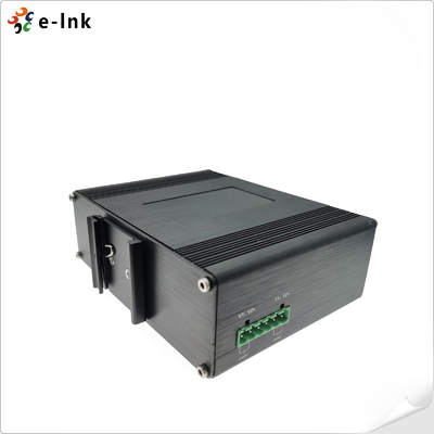 Comutador Ethernet Industrial de 8 portas não gerenciado 10/100/1000BASE-T (PoE+)