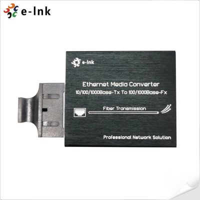 Micro tipo 10/100/1000Base-Tx para 100/1000Base-Fx Ethernet Media Converter
