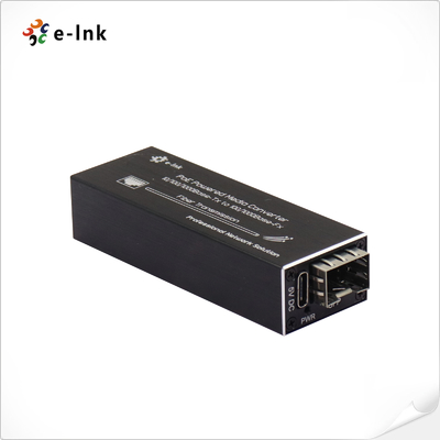 Micro mini 10/100/1000BASE-T ao conversor dos meios de 100/1000BASE-X SFP