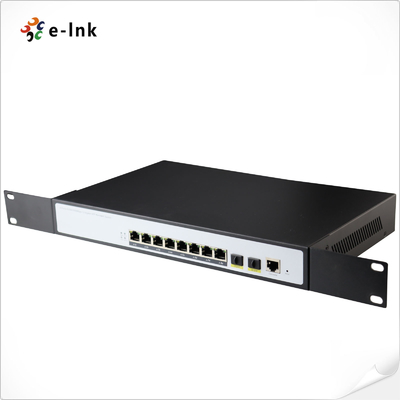 Switch Ethernet Gerenciado L2+ 8 Portas 10/100/1000T + 2 Portas 100/1000X SFP