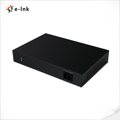Interruptor Ethernet SFP de 8 portas 10/100/1000T 802.3at PoE + 2 portas 100/1000