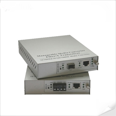 10/100/1000Base-T a 1000Base-X SFP 
Conversor de mídia gerenciável de um para um (compatível com o OAM IEEE802.3ah)