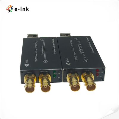 Mini 12G-SDI para conversor de fibra com Tally e RS485