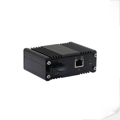 Mini Industrial 1000BASE-X para 10/100/1000BASE-T 90W PoE++ Media Converter