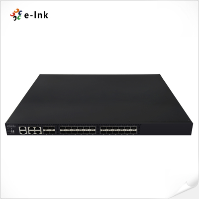 24 portas SFP+ 10Gbps + 4 portas combo TP/SFP 10/100/1000Mbps Switch Ethernet Fibra Gerenciável