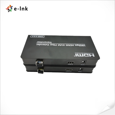 4K HDMI 2.0 KVM USB sobre Extensor de Fibra Ótica