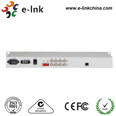 Multiplexador PDH de Fibra 4E1 +1