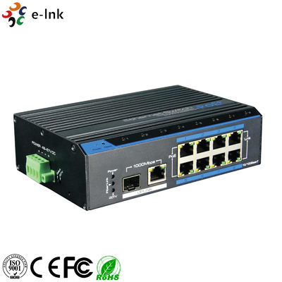 Interruptor industrial de 8 ethernet do ponto de entrada dos portos (250M) rapidamente