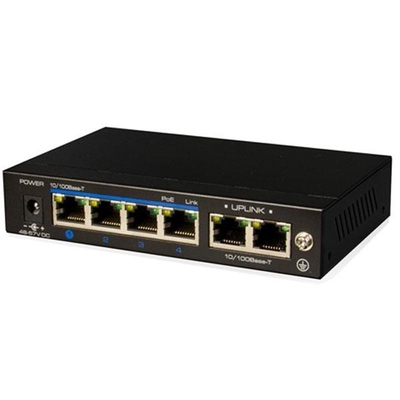 interruptor de 4-Port PoE+ (250m)