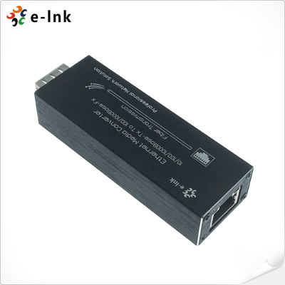 Micro SFP Media Converter USB-Powered 10/100/1000BASE-T para Fiber Compact Aluminium Design