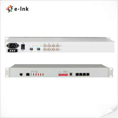 4E1 + 4GE 1+1 Fibra PDH Multiplexerv