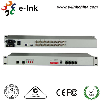 8E1 + 4GE 1+1 Fibra PDH Multiplexer