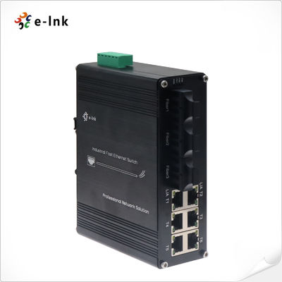 Interruptor Ethernet industrial de 8 portas 10/100Base-T + 2 portas 100BASE-FX