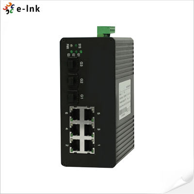 quality 6 Portos Gerenciados Industrial Ethernet Switch com 3 portas 1000Base-X SFP portas e 6 10/100Base-T (((X) portas factory